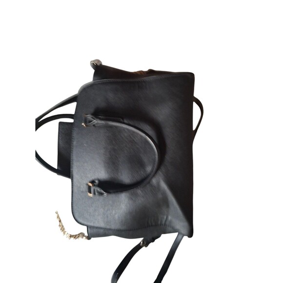 NINE WEST Women's Black Tote Bag Purse And Credit Card Holder Set - Picture 7 of 7